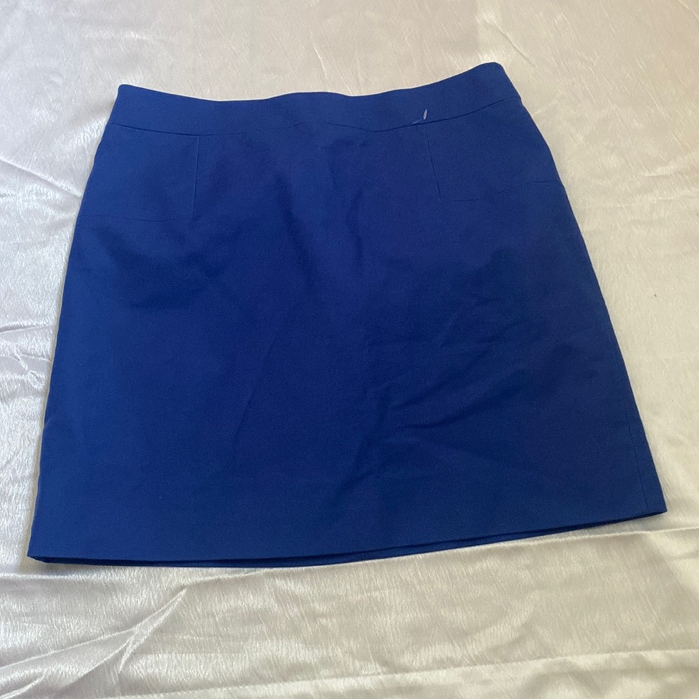 J crew blue skirt # 10 large